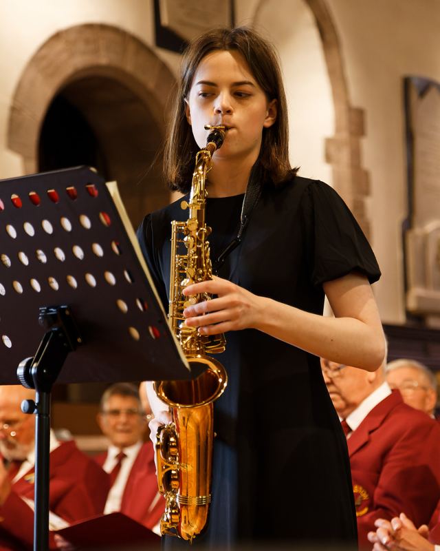 Guest saxophonist