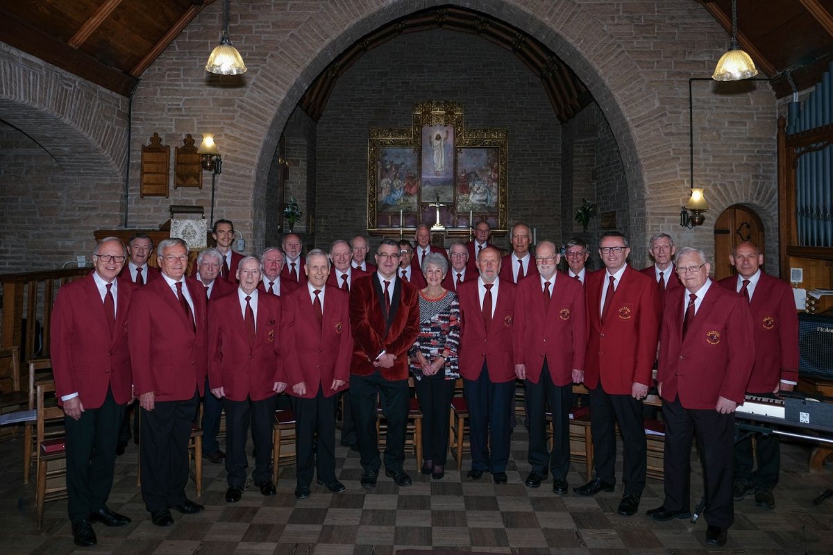 The choir at St John's Church, Plumpton, April 2022
